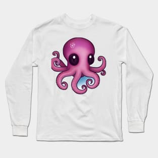 Cute Octopus Drawing Long Sleeve T-Shirt